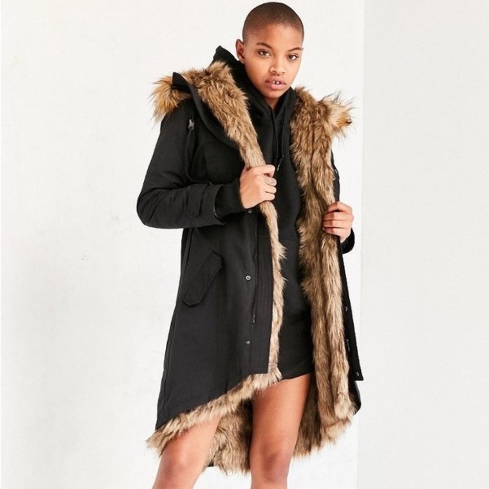 Silence and Noise Fur Lined Parka